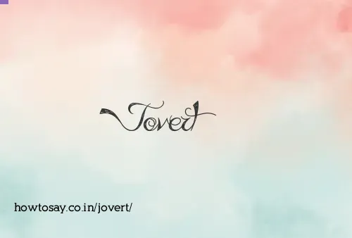 Jovert