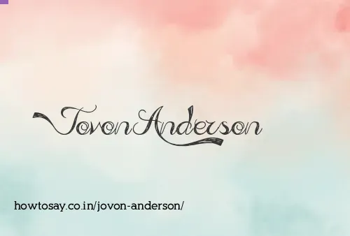 Jovon Anderson