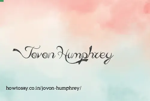 Jovon Humphrey