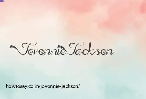 Jovonnie Jackson
