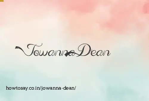 Jowanna Dean