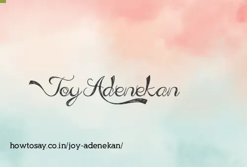Joy Adenekan