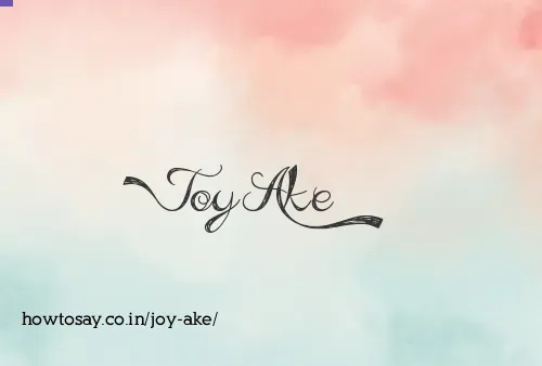 Joy Ake