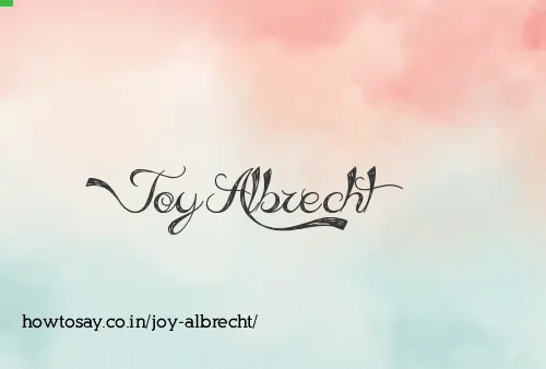Joy Albrecht