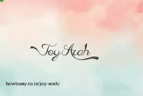 Joy Arah