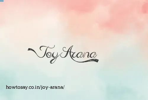 Joy Arana