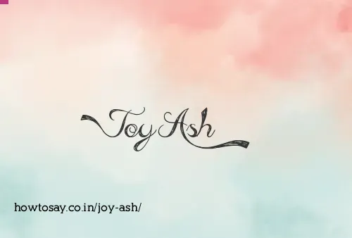 Joy Ash