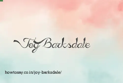 Joy Barksdale