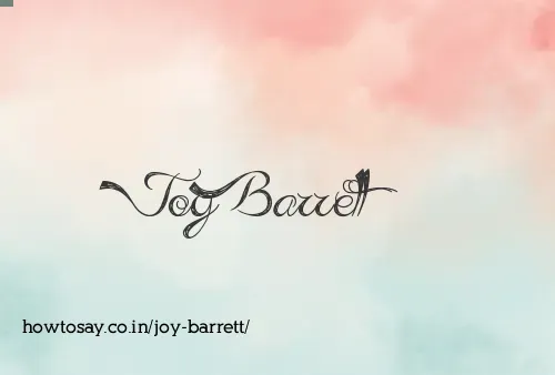 Joy Barrett