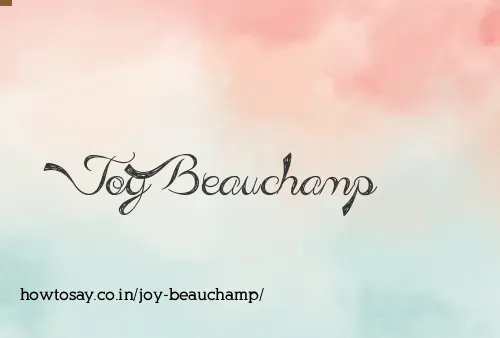 Joy Beauchamp