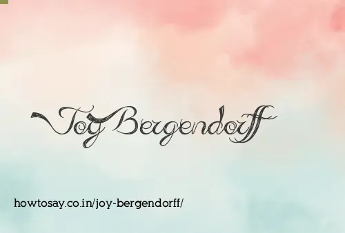 Joy Bergendorff