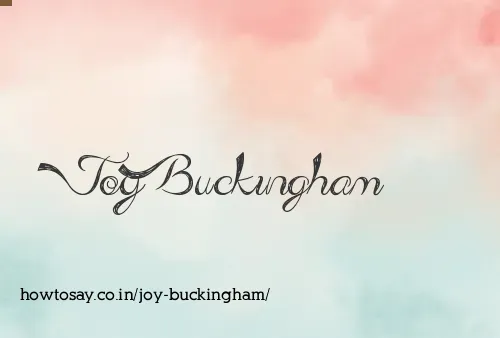 Joy Buckingham