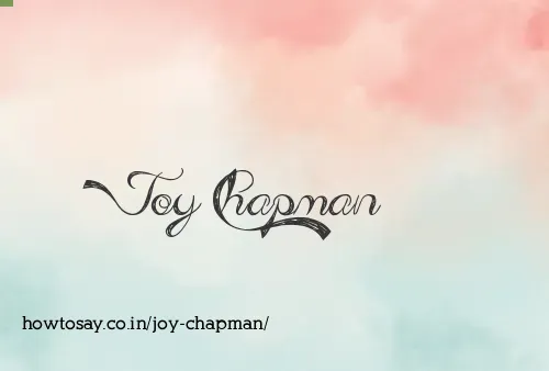 Joy Chapman