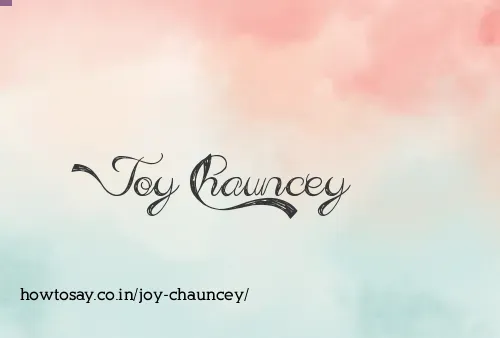Joy Chauncey