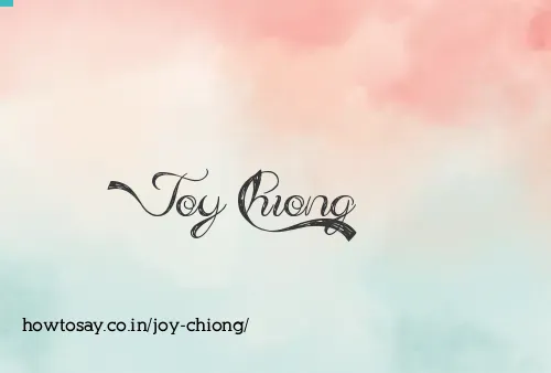Joy Chiong