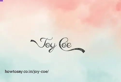 Joy Coe