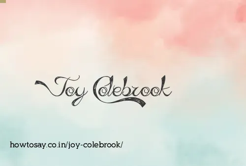 Joy Colebrook