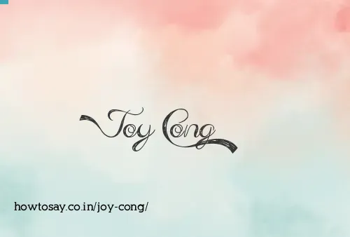 Joy Cong