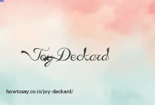 Joy Deckard