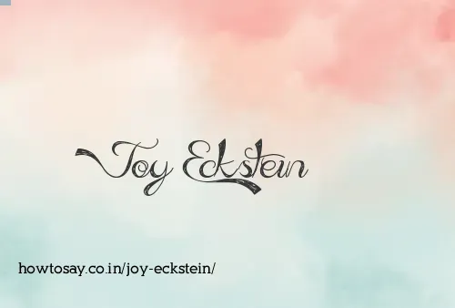 Joy Eckstein