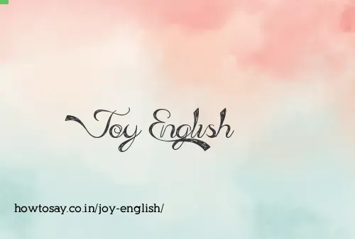 Joy English