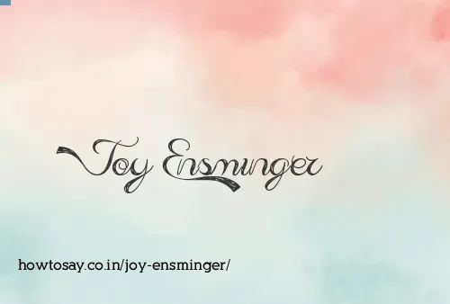 Joy Ensminger