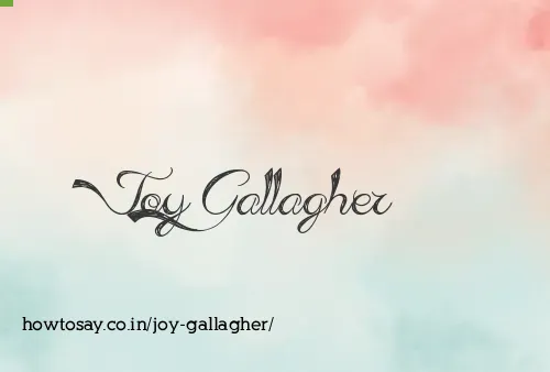 Joy Gallagher