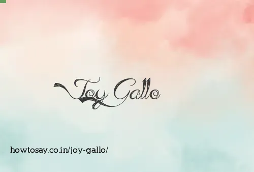Joy Gallo
