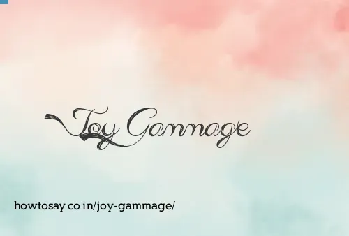 Joy Gammage