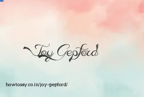 Joy Gepford