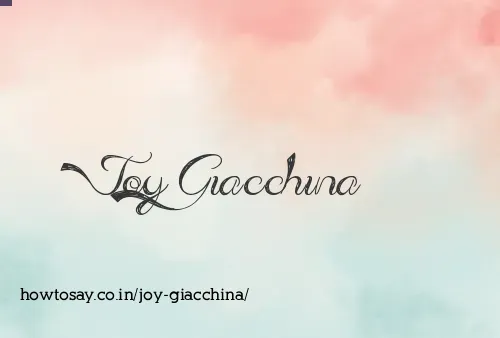 Joy Giacchina