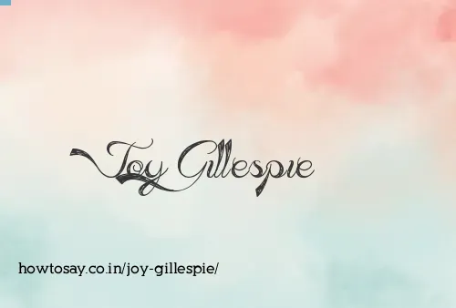 Joy Gillespie