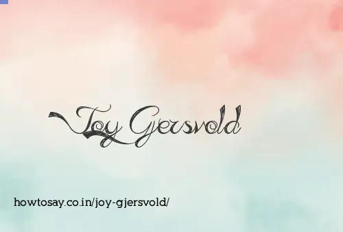 Joy Gjersvold