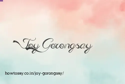 Joy Gorongsay
