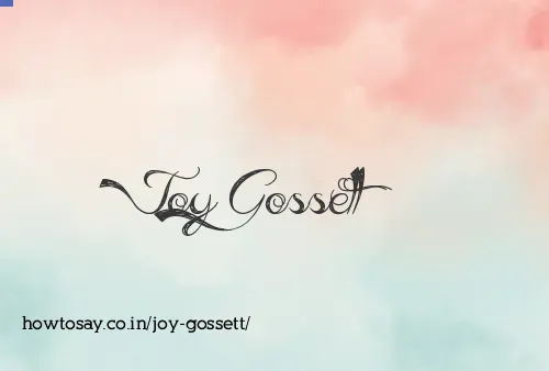 Joy Gossett