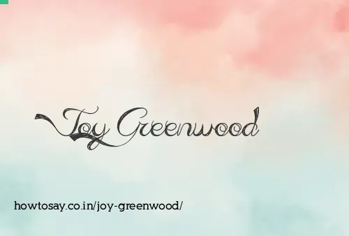 Joy Greenwood