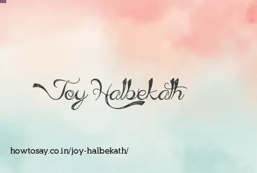 Joy Halbekath