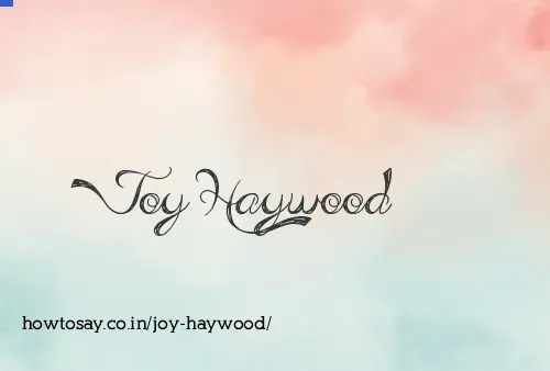 Joy Haywood