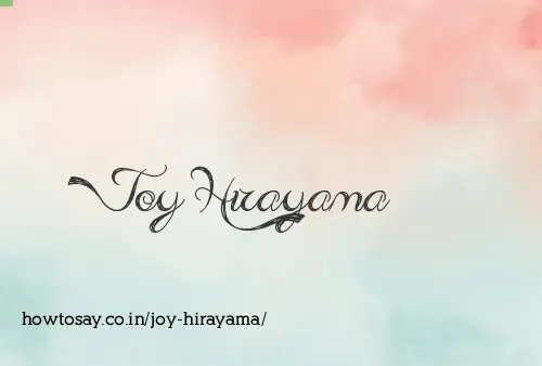 Joy Hirayama