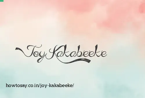 Joy Kakabeeke