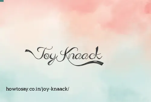Joy Knaack
