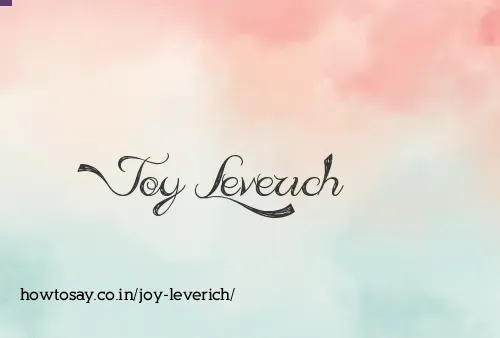 Joy Leverich