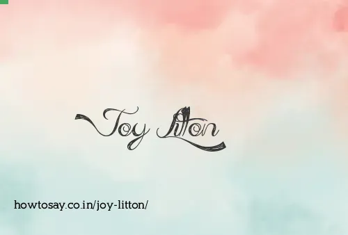 Joy Litton