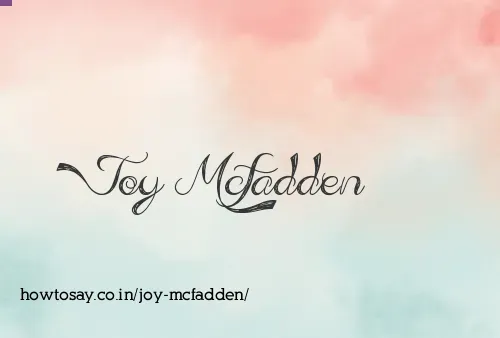 Joy Mcfadden
