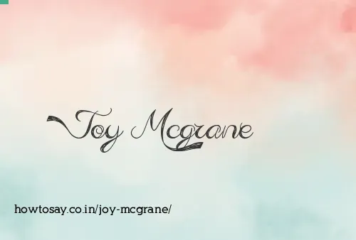 Joy Mcgrane