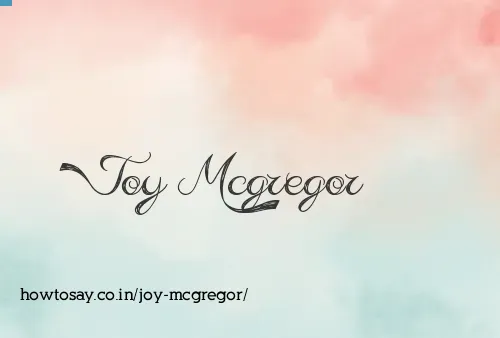 Joy Mcgregor