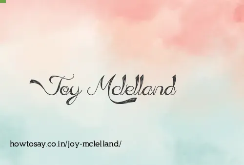 Joy Mclelland