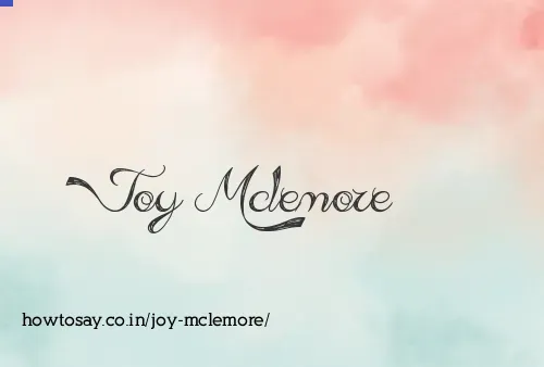 Joy Mclemore