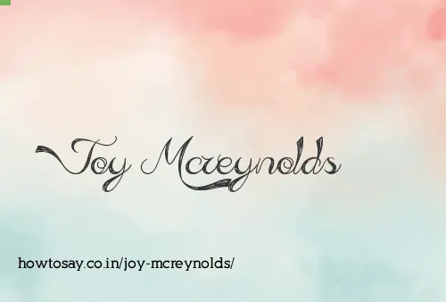 Joy Mcreynolds