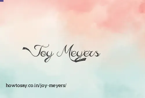 Joy Meyers
